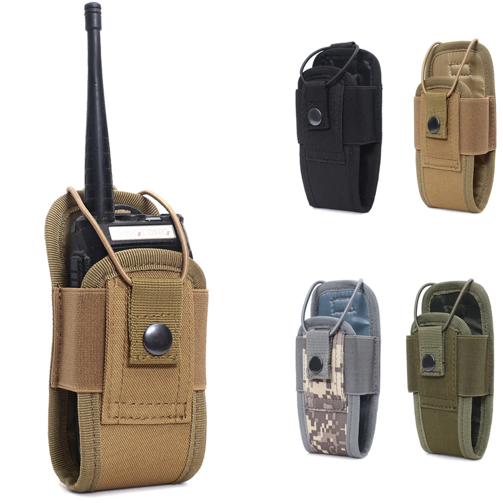 Tactical Molle Radio Walkie Talkie Pouch Waist Bag Holder 1000D Pocket Portable Interphone Holster Carry Bag for Hunting Camping
Tactical Molle Radio Walkie Talkie Pouch Waist Bag Holder 1000D Pocket Portable Interphone Holster Carry Bag for Hunting Camping