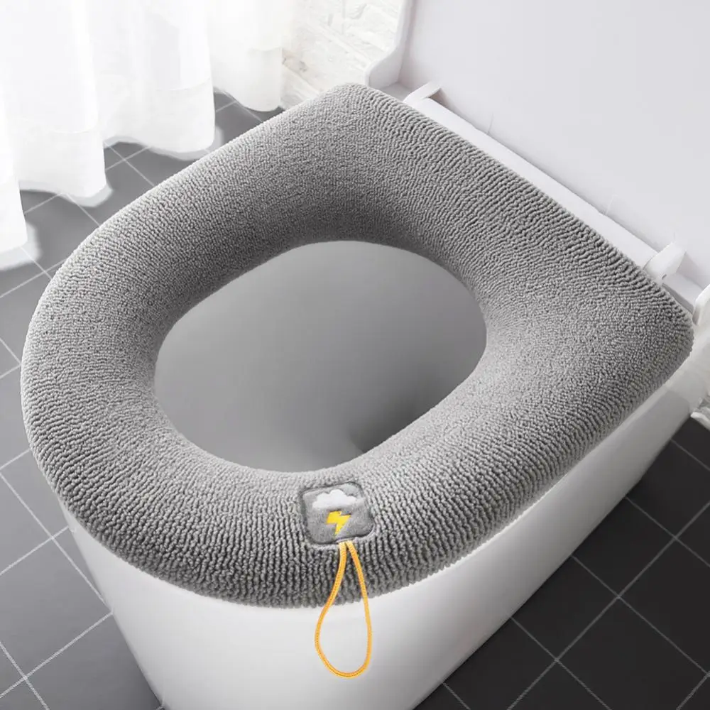 Universal Household Toilet Collar Washable Thickened Toilet Seat Cover Universal Soft O-shape Pad Toilet Cover Wholesale Knitted
Universal Household Toilet Collar Washable Thickened Toilet Seat Cover Universal Soft O-shape Pad Toilet Cover Wholesale Knitted