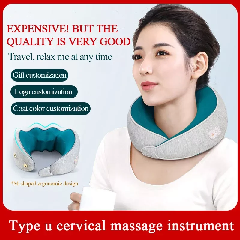 U-shaped Cervical Spine Massager Kneading Vibration Massage Pillow Shoulder/neck Multifunctional Home Smart Health Care Products
U-shaped Cervical Spine Massager Kneading Vibration Massage Pillow Shoulder/neck Multifunctional Home Smart Health Care Products