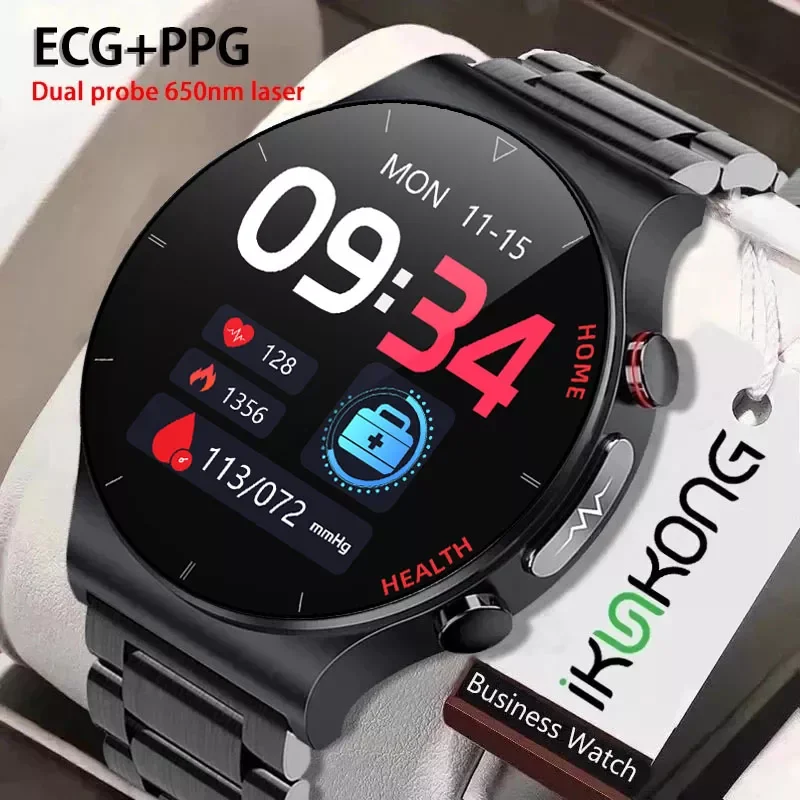 2022 New Health Smart Watch Men ECG+PPG Body Temperature Blood Oxygen Heart Rate IP68 Waterproof Wireless Charger Men Smartwatch
2022 New Health Smart Watch Men ECG+PPG Body Temperature Blood Oxygen Heart Rate IP68 Waterproof Wireless Charger Men Smartwatch