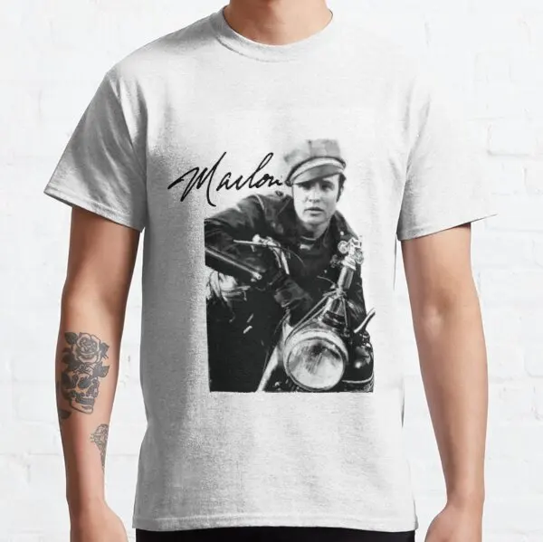 Marlon Brando мотоциклетная футболка для CCM BMW DUCATI HONDA Buell Derbi Husqvarna
Marlon Brando мотоциклетная футболка для CCM BMW DUCATI HONDA Buell Derbi Husqvarna