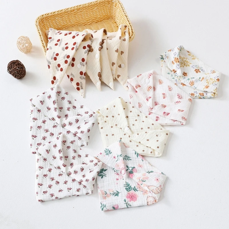 1PC Cute Baby Bandana Bibs Cotton Baby Feeding Bibs for Drooling and Teething Soft and Absorbent Burp Cloth A2UB
1PC Cute Baby Bandana Bibs Cotton Baby Feeding Bibs for Drooling and Teething Soft and Absorbent Burp Cloth A2UB