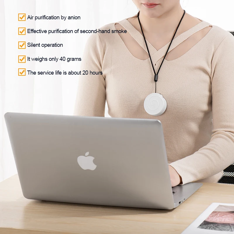Usb Air Cleaner Lollipop Shape Mini Portable Ultra-quiet Multifunctional Car Supplies Air Purifier Universal Wearable Necklace
Usb Air Cleaner Lollipop Shape Mini Portable Ultra-quiet Multifunctional Car Supplies Air Purifier Universal Wearable Necklace