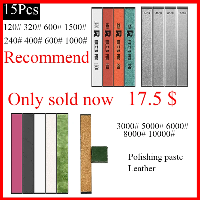 Diamond Sharpening Stone Professional Kitchen Knife Sharpener Sharpeningstone Grinding Tool 600 1000 2000 3000 Grit Whetstone
Diamond Sharpening Stone Professional Kitchen Knife Sharpener Sharpeningstone Grinding Tool 600 1000 2000 3000 Grit Whetstone