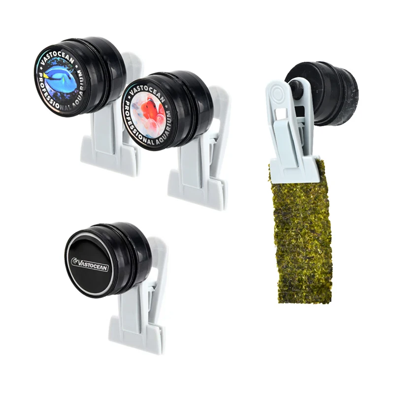 Vastocean Aquarium Fish Tank Strong Magnetic Algae Feeding Clamp Clip Seaweed Vegetable 2 in 1
Vastocean Aquarium Fish Tank Strong Magnetic Algae Feeding Clamp Clip Seaweed Vegetable 2 in 1