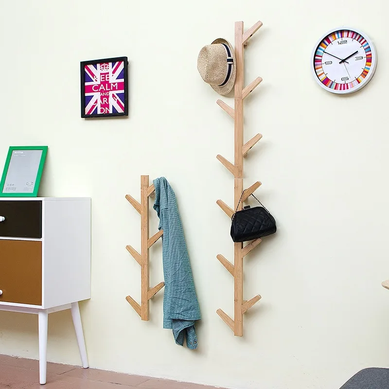 Creative 6 Hooks Coat Rack Wall Clothes Hanger Bamboo Wall Hanging Living Room Bedroom Decoration Hanger Hook
Creative 6 Hooks Coat Rack Wall Clothes Hanger Bamboo Wall Hanging Living Room Bedroom Decoration Hanger Hook