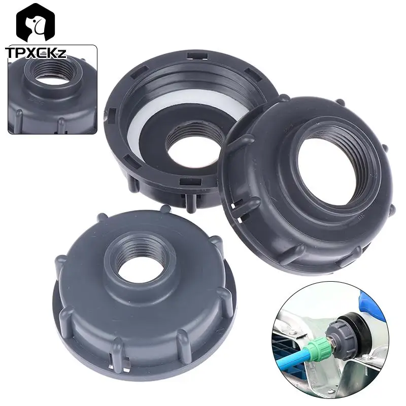

1pcs Durable IBC Tank Fittings S60X6 Coarse Threaded Cap 60mm Female Thread To 1/2",3/4",1" Adaptor Connector