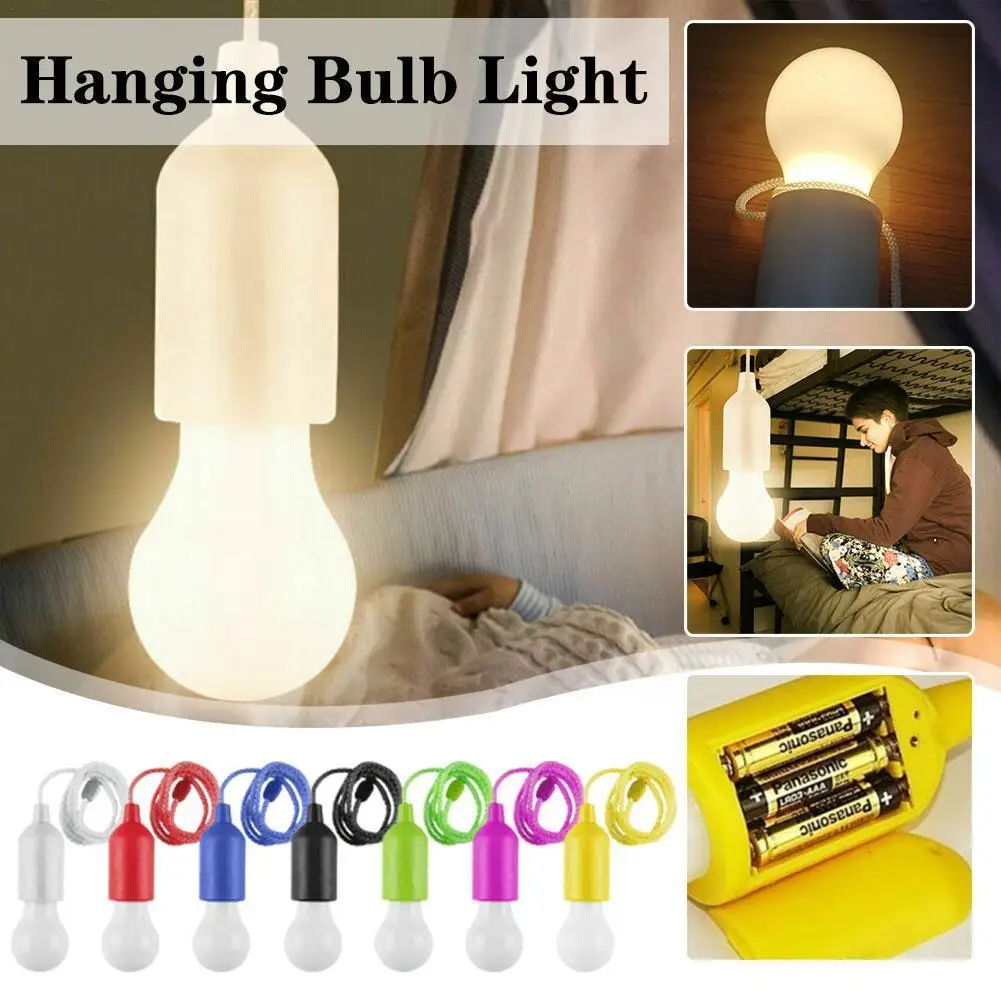 Portable Colorful LED Hanging Lamp Drawstring Light Cord Batteries Garden Pull No Lamp Retro Camping Bulb Bulbs Outdoor Ten F5S1
Portable Colorful LED Hanging Lamp Drawstring Light Cord Batteries Garden Pull No Lamp Retro Camping Bulb Bulbs Outdoor Ten F5S1
