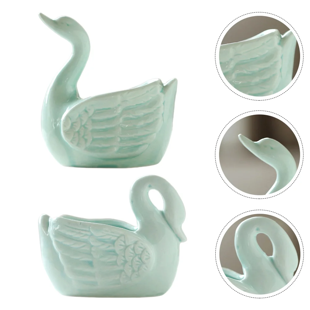 Swan Pot Planter Ceramic Flower Animal Succulentpotsdecor Miniplants Succulents Jewelry Flowerpot Table Figurine Holder
Swan Pot Planter Ceramic Flower Animal Succulentpotsdecor Miniplants Succulents Jewelry Flowerpot Table Figurine Holder