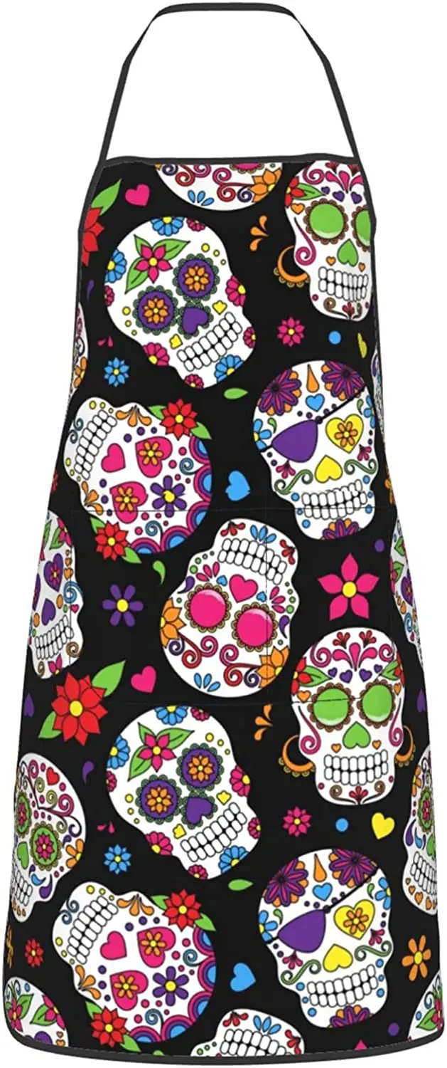 С 2 карманами в виде черепа, унисекс, регулируемый для кухни, поваров, барбекю
С 2 карманами в виде черепа, унисекс, регулируемый для кухни, поваров, барбекю