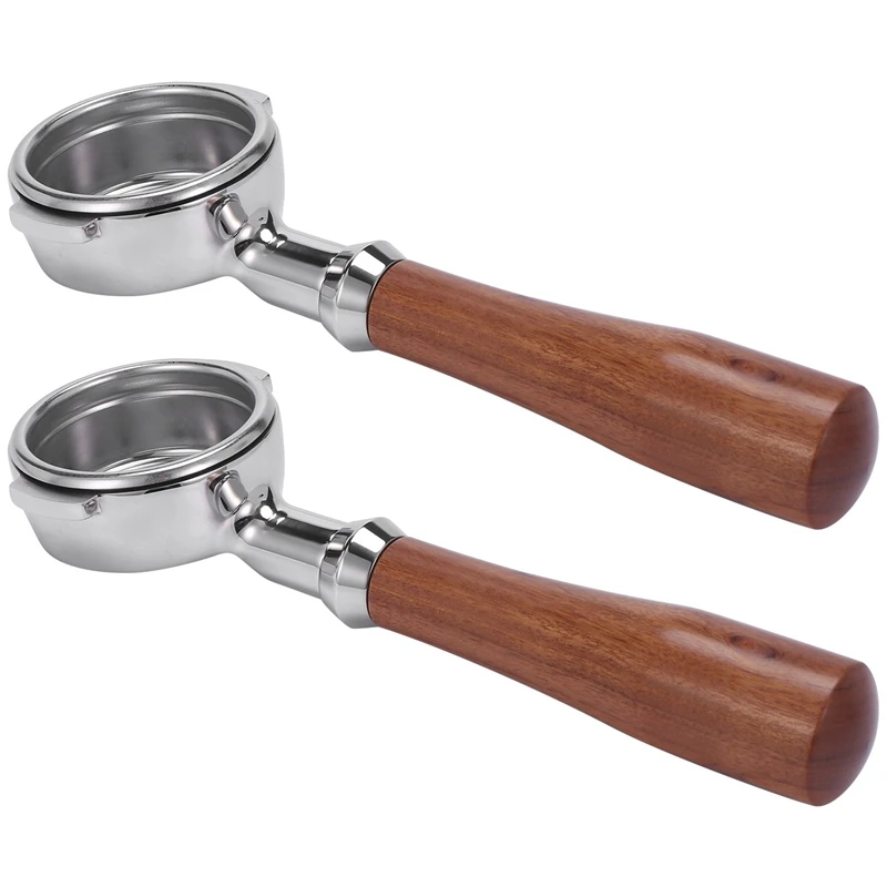 2X 58Mm Stainless Steel Coffee Machine E61 No Base Filter Bracket Coffee Bottomless Handle Coffee Spoon Wooden Handle
2X 58Mm Stainless Steel Coffee Machine E61 No Base Filter Bracket Coffee Bottomless Handle Coffee Spoon Wooden Handle