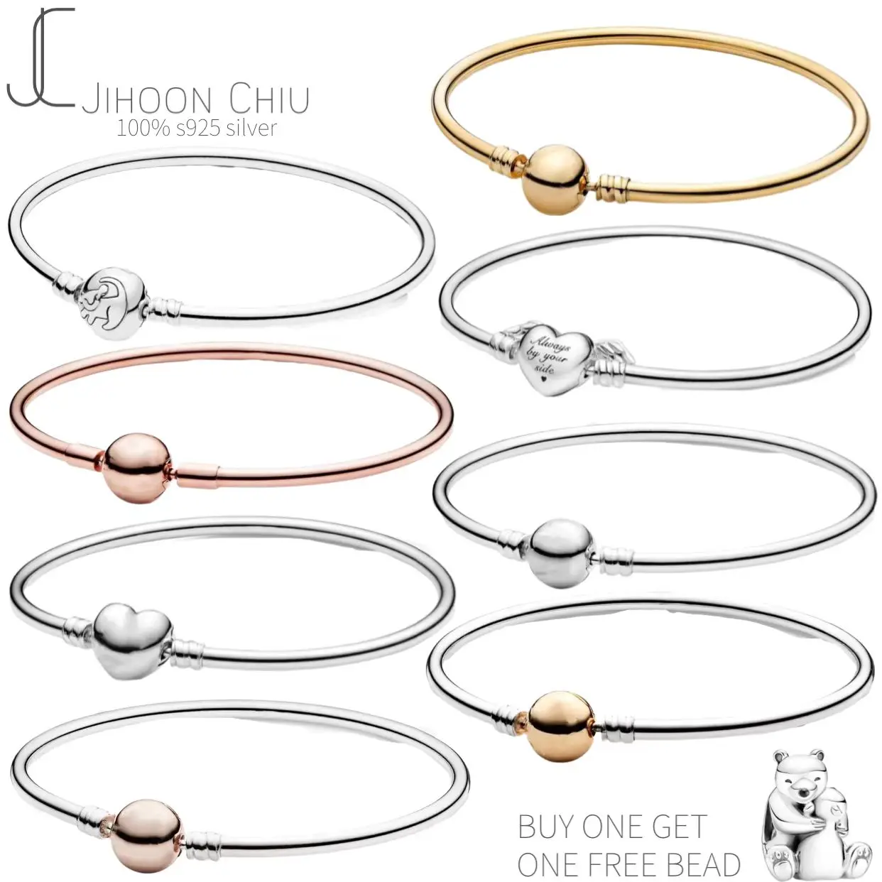 Hot Sale 100% 925 Sterling silver bracelet for Ladies Fit original Pando Charm hand bracelet Snake bracelet classic DIY jewelry
Hot Sale 100% 925 Sterling silver bracelet for Ladies Fit original Pando Charm hand bracelet Snake bracelet classic DIY jewelry