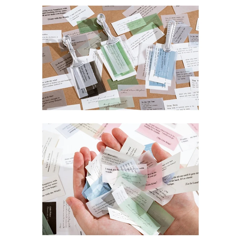 360 Pcs Handwriting Basic All-Match Neutral Matchbox Note Paper Journaling Scrapbooking Decoration Collage Stationery
360 Pcs Handwriting Basic All-Match Neutral Matchbox Note Paper Journaling Scrapbooking Decoration Collage Stationery