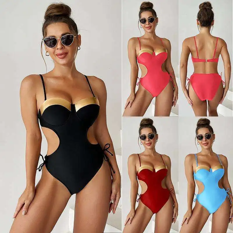 Swimsuit Women Multi Color One Piece Briefs Lace Up Backless Sexy Hard Bag Gathering Swimwear On Both Sides
Swimsuit Women Multi Color One Piece Briefs Lace Up Backless Sexy Hard Bag Gathering Swimwear On Both Sides