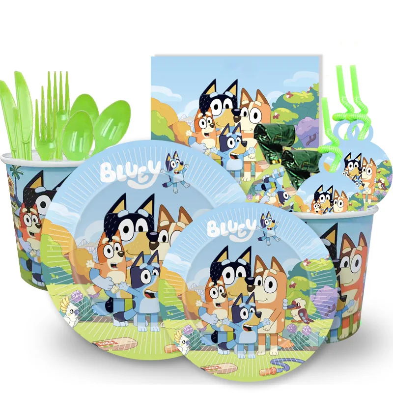 Bingo Blue Cartoon Dog Game Blue Theme Pet Dog Birthday Party Disposable Tableware Plate Cup Decoration Baby Shower Supplies
Bingo Blue Cartoon Dog Game Blue Theme Pet Dog Birthday Party Disposable Tableware Plate Cup Decoration Baby Shower Supplies