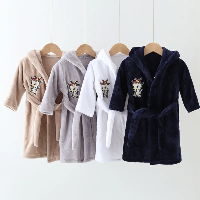 Cartoon Sheep Soft Comfortable Winter Autumn Kids Hooded Pajamas Robes Boy Girl Baby Bathrobe Sleepwear Flannel Homewear Clothes
Cartoon Sheep Soft Comfortable Winter Autumn Kids Hooded Pajamas Robes Boy Girl Baby Bathrobe Sleepwear Flannel Homewear Clothes