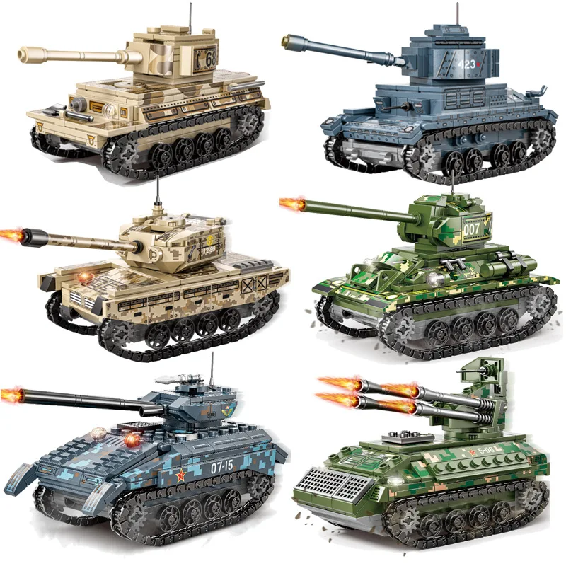 Военная модель танка WW2, армированный автомобиль, артиллерия, коллекционные украшения, строительные блоки, кирпичи, игрушки, подарки
Военная модель танка WW2, армированный автомобиль, артиллерия, коллекционные украшения, строительные блоки, кирпичи, игрушки, подарки