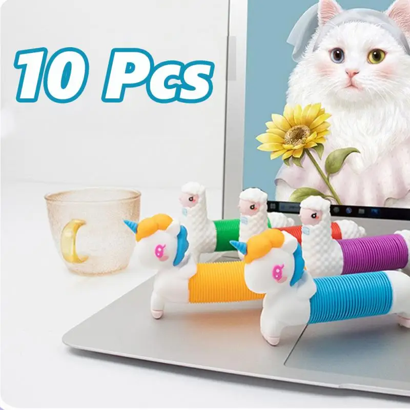 2023 New 10Pcs Telescopic Tube Rabbit Unicorn Alpaca Dinosaur Stretch Tube Giraffe Children's Educational Decompression Toys
2023 New 10Pcs Telescopic Tube Rabbit Unicorn Alpaca Dinosaur Stretch Tube Giraffe Children's Educational Decompression Toys