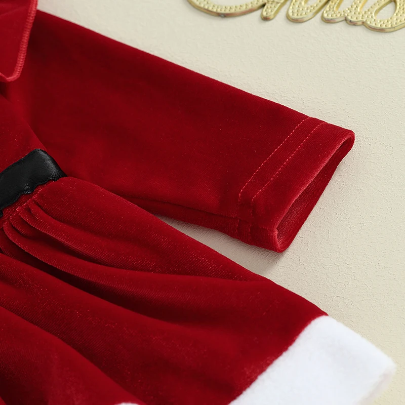 Toddler Baby Girls Christmas Dress Long Sleeve Velvet A-Line Dress Christmas Costume Fall Winter Clothes
Toddler Baby Girls Christmas Dress Long Sleeve Velvet A-Line Dress Christmas Costume Fall Winter Clothes