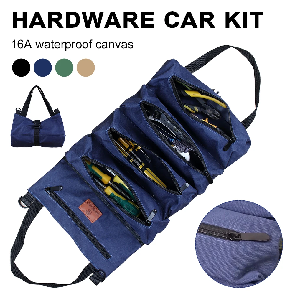 Roll Tool Bag Multi-Purpose Tool Roll Up Bag Wrench Roll Pouch Hanging Carrier Car Back Seat Organizer Shoulder Tool Bag
Roll Tool Bag Multi-Purpose Tool Roll Up Bag Wrench Roll Pouch Hanging Carrier Car Back Seat Organizer Shoulder Tool Bag