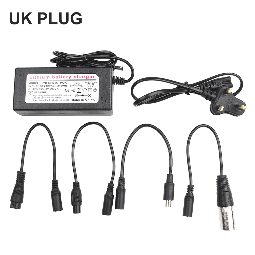 Practical Quality Durable Charger Connector Multiple Protections Smart 29.4V 5 Plugs For 25.2V 25.9V 25.6V 24V
Practical Quality Durable Charger Connector Multiple Protections Smart 29.4V 5 Plugs For 25.2V 25.9V 25.6V 24V