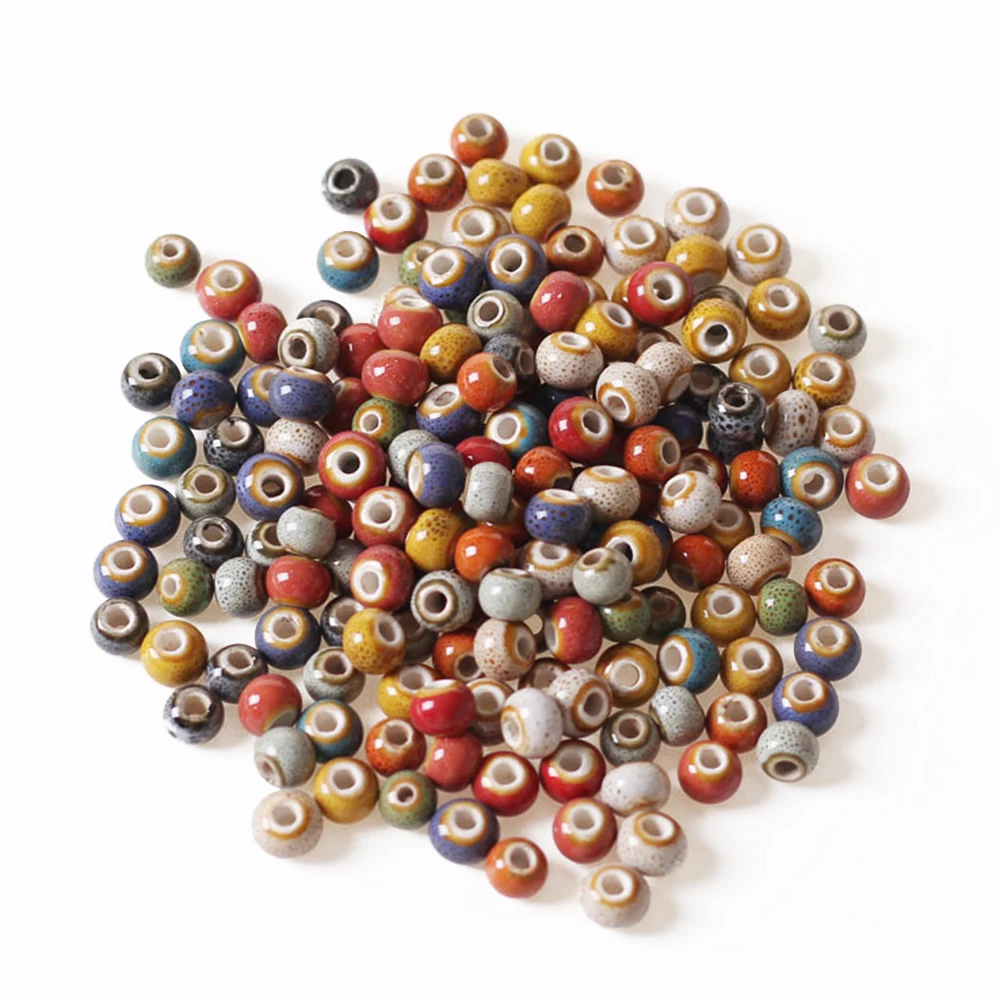50Pcs 6mm Round Ceramic Beads DIY Bracelet Necklace Hole Beads Handmade Porcelain Beads For Jewelry Making Accessories
50Pcs 6mm Round Ceramic Beads DIY Bracelet Necklace Hole Beads Handmade Porcelain Beads For Jewelry Making Accessories