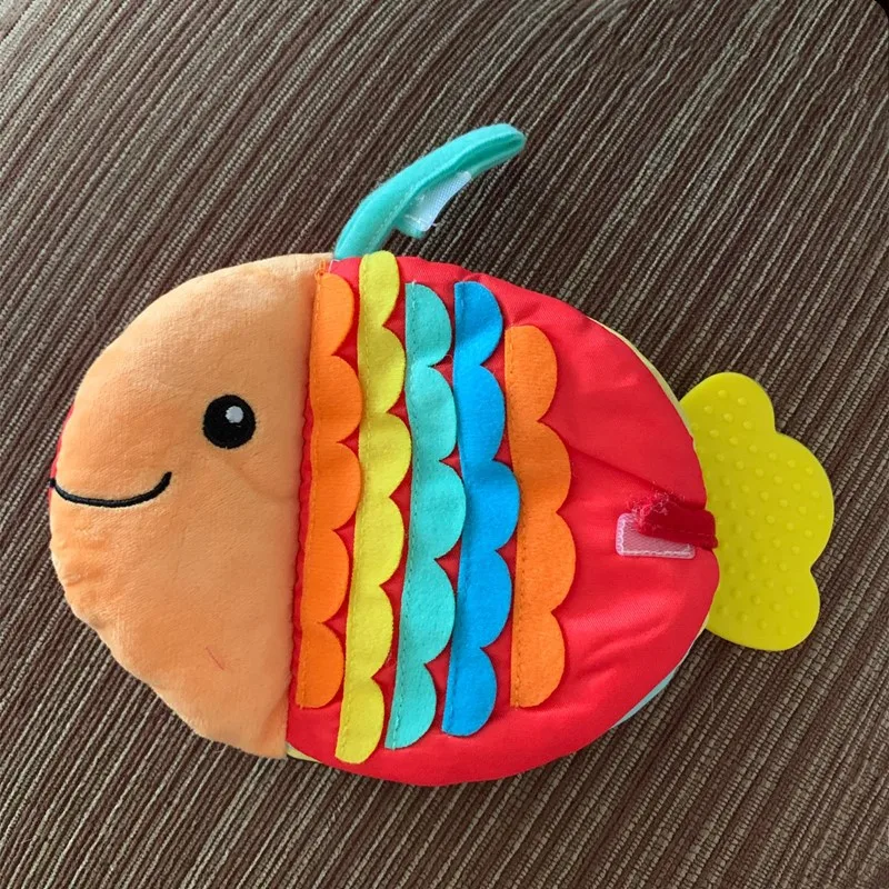 Creative Fish Cloth Book Washable Cartoon Sea Animals Doll Anmal Color Shape Cognition Cloth Book Baby Education Soothing Toy
Creative Fish Cloth Book Washable Cartoon Sea Animals Doll Anmal Color Shape Cognition Cloth Book Baby Education Soothing Toy