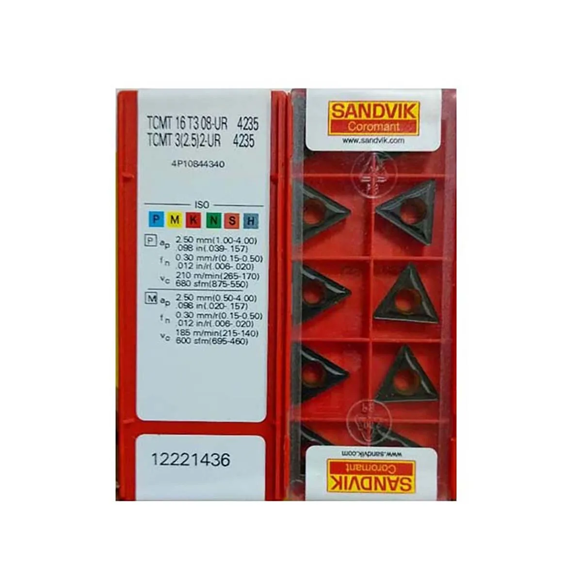 Sandvik Coromant 100% Original TCMT TCMT16 TCMT16T308 UR 4235 Medium Finishing Carbide Turning Inserts TurningTools
Sandvik Coromant 100% Original TCMT TCMT16 TCMT16T308 UR 4235 Medium Finishing Carbide Turning Inserts TurningTools