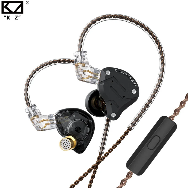 Наушники-вкладыши KZ ZS10 Pro, 1DD + 4BA, проводные, 3,5 мм
Наушники-вкладыши KZ ZS10 Pro, 1DD + 4BA, проводные, 3,5 мм