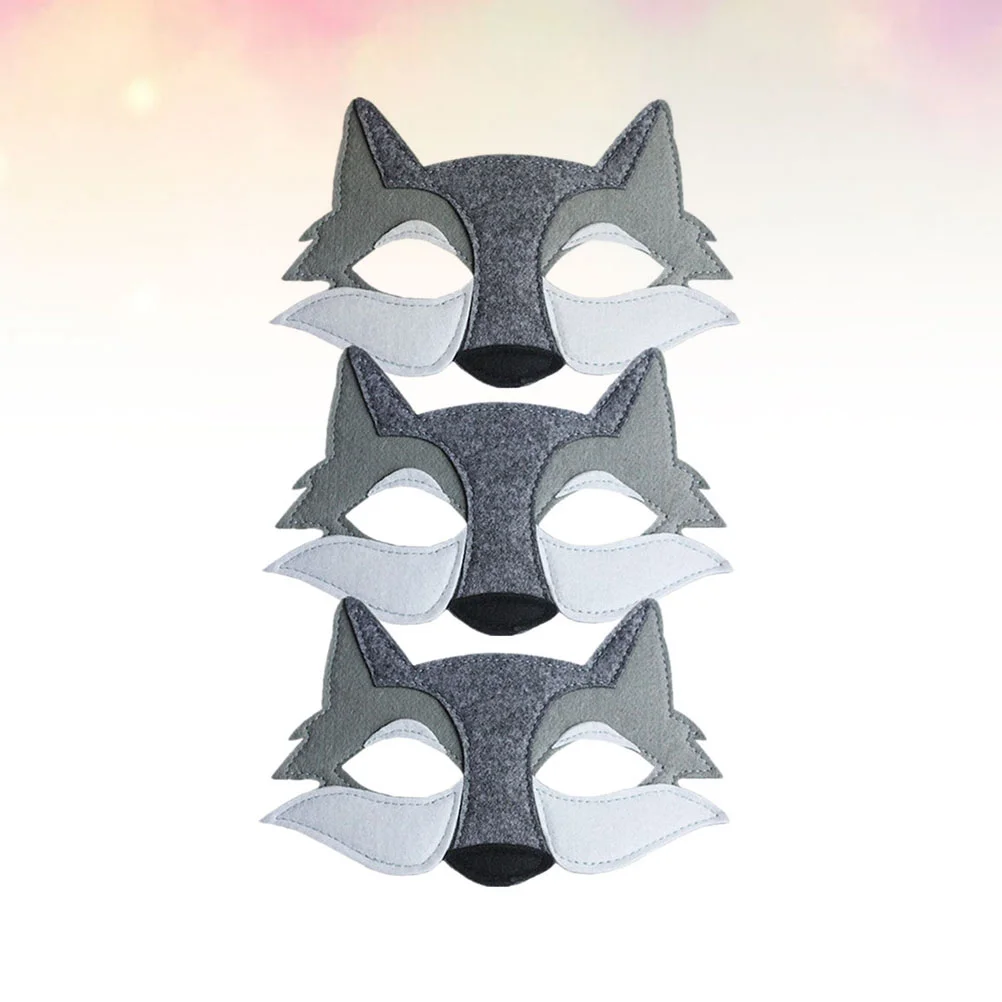 3PCS Wolf Mask Decor Kids Party Wolf Head Mask Decor Cosplay Party Wolf Head Mask Props Funny Felt Wolf Mask Decor Cartoon Wolf
3PCS Wolf Mask Decor Kids Party Wolf Head Mask Decor Cosplay Party Wolf Head Mask Props Funny Felt Wolf Mask Decor Cartoon Wolf