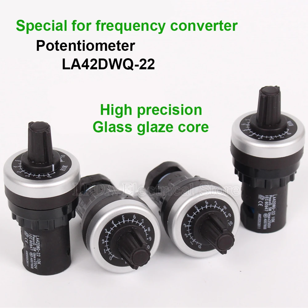 1PCS LA42DWQ-22 1K 2K 5K 10K 22mm Diameter Pots Rotary Potentiometer Converter Governor Inverter Resistance Switch
1PCS LA42DWQ-22 1K 2K 5K 10K 22mm Diameter Pots Rotary Potentiometer Converter Governor Inverter Resistance Switch