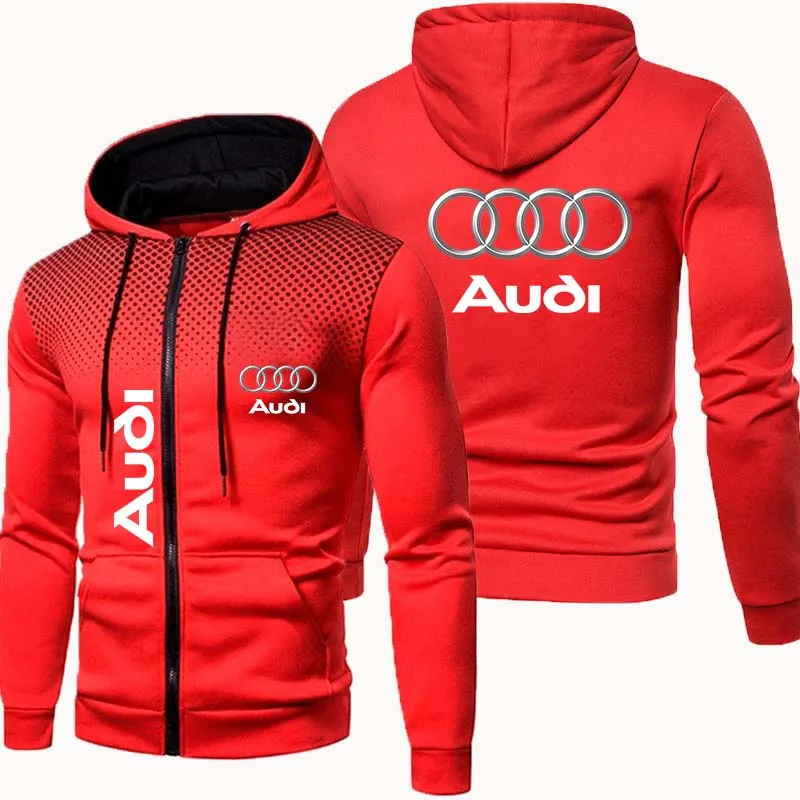 Мужская толстовка с принтом логотипа Audi, Красная толстовка на молнии, флисовая толстовка с капюшоном, мотоциклетная куртка, Мужская спортив...
Мужская толстовка с принтом логотипа Audi, Красная толстовка на молнии, флисовая толстовка с капюшоном, мотоциклетная куртка, Мужская спортив...
