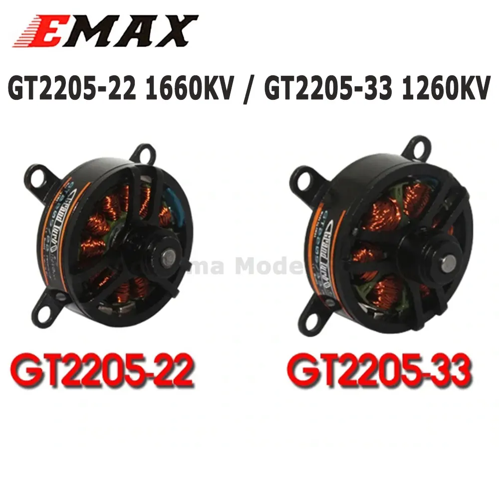EMAX GT2205-22 1660KV/GT2205-33 1260KV Outer Rotor Brushless Motor For FPV RC Drone
EMAX GT2205-22 1660KV/GT2205-33 1260KV Outer Rotor Brushless Motor For FPV RC Drone