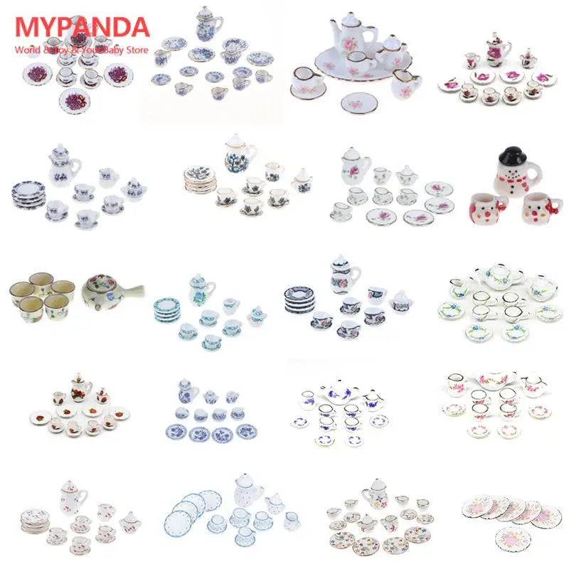 Hot sale 1Set Ceramic Scale 1:12 Doll House Miniature Porcelain Tea Cup Set Tableware Kitchen Dollhouse Teapot DIY Toys kid gift
Hot sale 1Set Ceramic Scale 1:12 Doll House Miniature Porcelain Tea Cup Set Tableware Kitchen Dollhouse Teapot DIY Toys kid gift