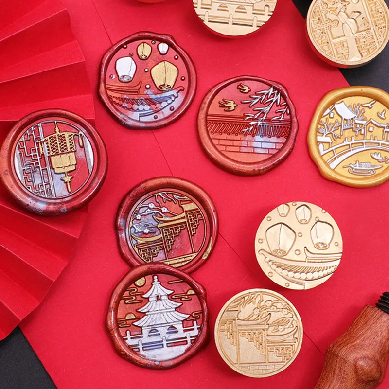 Chinese Style Court Wax Seal Stamp Ancient Alley Sealing Stamp Head Gift Packaging Envelopes Cards Wedding Invitation Craft
Chinese Style Court Wax Seal Stamp Ancient Alley Sealing Stamp Head Gift Packaging Envelopes Cards Wedding Invitation Craft