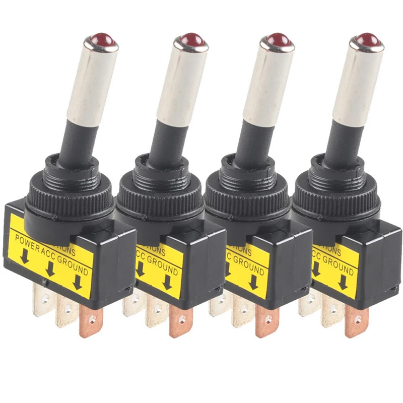 New 12V 20A car Auto Red LED Light Toggle Rocker Switch 3Pin SPST ON/OFF Switches
New 12V 20A car Auto Red LED Light Toggle Rocker Switch 3Pin SPST ON/OFF Switches