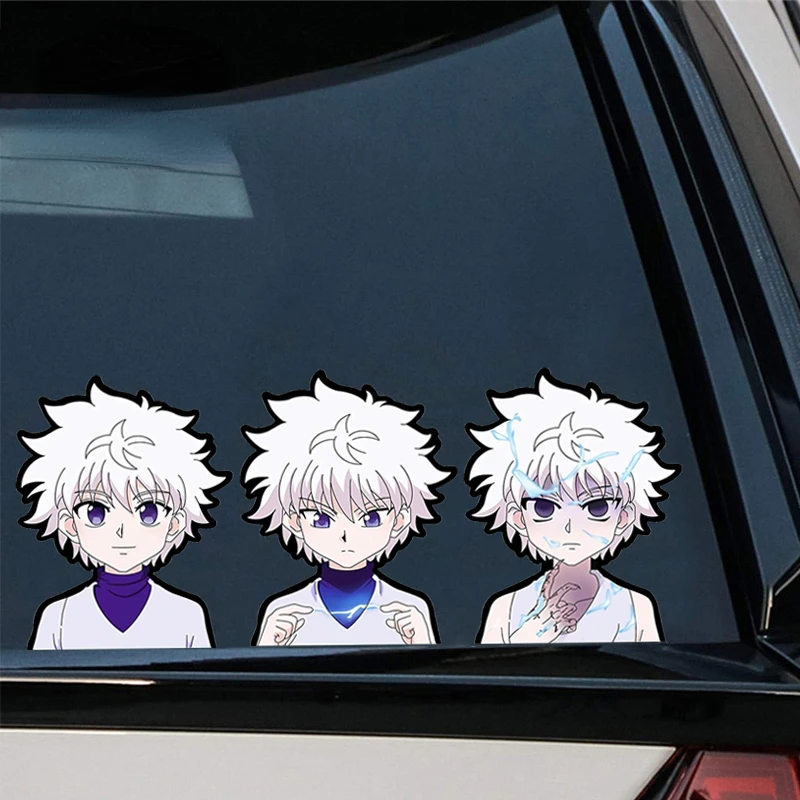CG Car Sticker Killua Zoldyck Peek Stickers Anime Vinyl Chibi Big Head Rear Windshield Decal JDM Graffiti Sticker Accessories
CG Car Sticker Killua Zoldyck Peek Stickers Anime Vinyl Chibi Big Head Rear Windshield Decal JDM Graffiti Sticker Accessories
