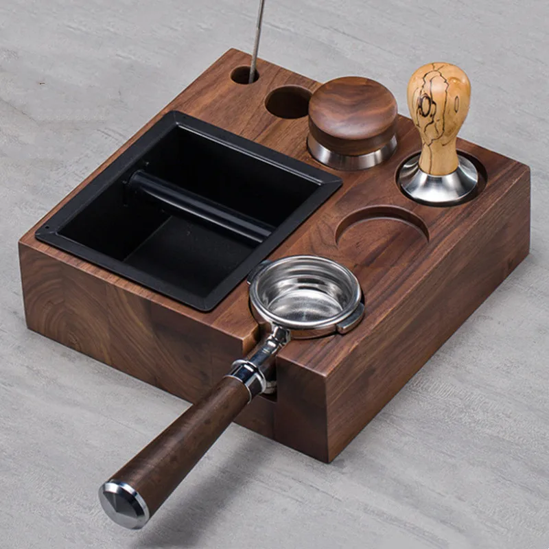 Coffee Tamper Mat Station Stand Portafilter Holder Support Base Rack Walnut Wood For 51MM 54MM 58MM Espresso Accessories Barista
Coffee Tamper Mat Station Stand Portafilter Holder Support Base Rack Walnut Wood For 51MM 54MM 58MM Espresso Accessories Barista