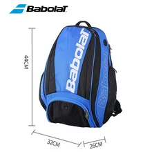 Blue Black Pure Drive Babolat Tennis Bag 1Pack Racket Tennis Backpack Unisex Large Capacity Shoes Accessory Badminton Tenis Bags