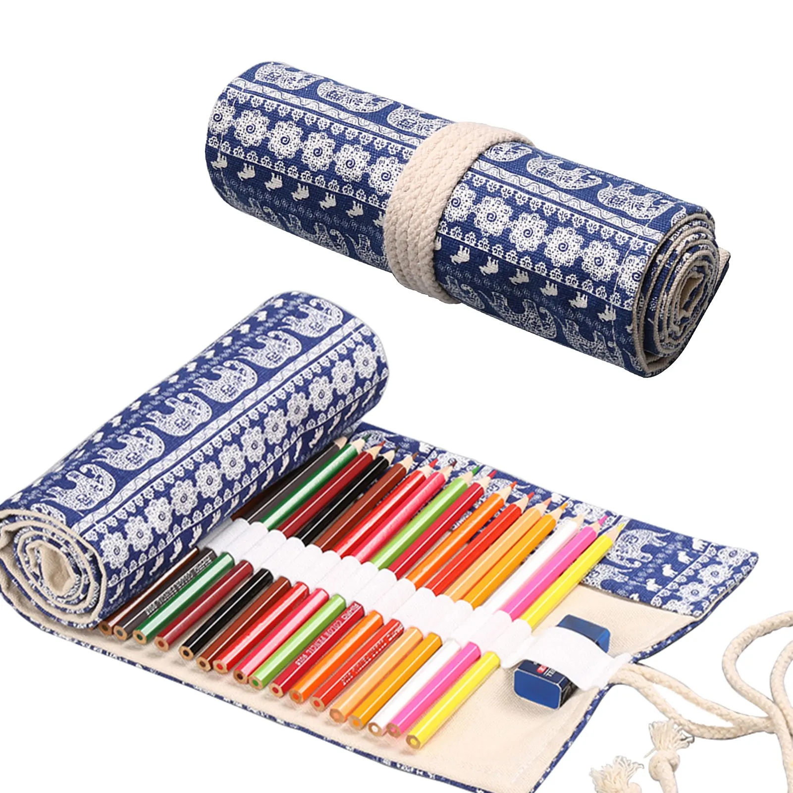 36 Slots Drawing Ethnic Style Teenage Stationery Large Capacity Paint Brush Holder School Roll Up Pencil Bag Artists Canvas
36 Slots Drawing Ethnic Style Teenage Stationery Large Capacity Paint Brush Holder School Roll Up Pencil Bag Artists Canvas