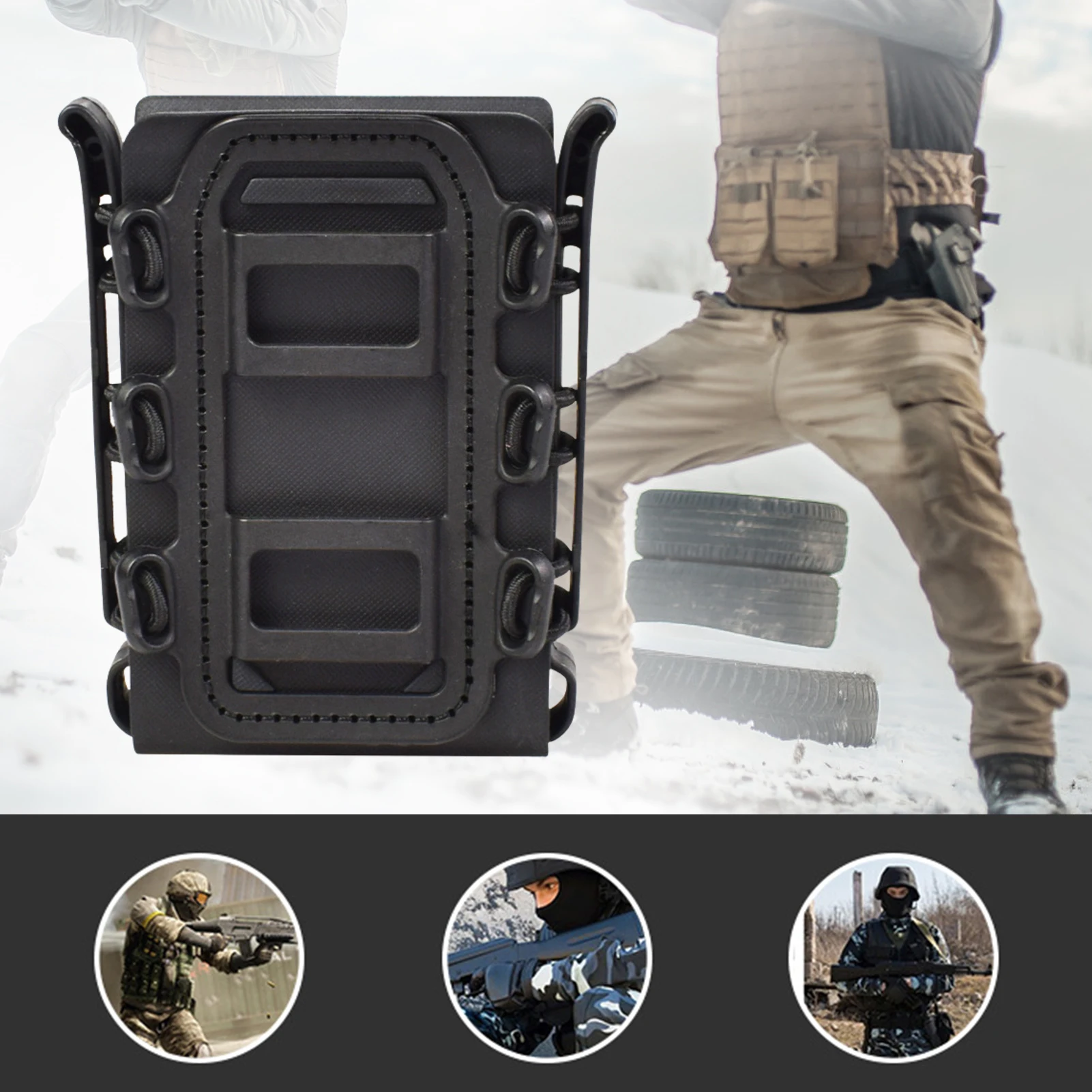 Durable Magazine Pouch Mag Molle 5.56/7.62 Quick Release Pouch Mag TPR Nylon Case Box Hunting Gear For Molle System Holster Case
Durable Magazine Pouch Mag Molle 5.56/7.62 Quick Release Pouch Mag TPR Nylon Case Box Hunting Gear For Molle System Holster Case