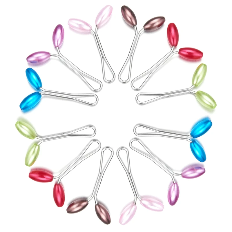 12Pcs Multicolor Oval Pearl Beads Muslim Hijab Scarf Metal U Clips Islamic Headscarf Shawl Ethnic Abaya Safey Brooch Pin
12Pcs Multicolor Oval Pearl Beads Muslim Hijab Scarf Metal U Clips Islamic Headscarf Shawl Ethnic Abaya Safey Brooch Pin