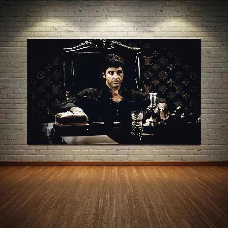 Tony Montana Gangster Movies Posters and Prints Modern Wall Art Canvas Painitngs Portrait Pictures for Home Living Room Decor
Tony Montana Gangster Movies Posters and Prints Modern Wall Art Canvas Painitngs Portrait Pictures for Home Living Room Decor