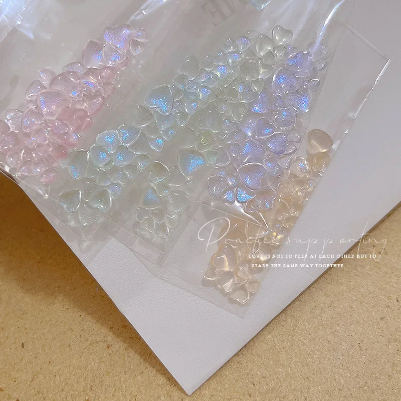 Resin Nail Charms Aurora Love Heart Nail Art Decoration Accessories 3D Shiny Rhinestones Flatback Mixed Nail Crystal 100pcs/50pc
Resin Nail Charms Aurora Love Heart Nail Art Decoration Accessories 3D Shiny Rhinestones Flatback Mixed Nail Crystal 100pcs/50pc