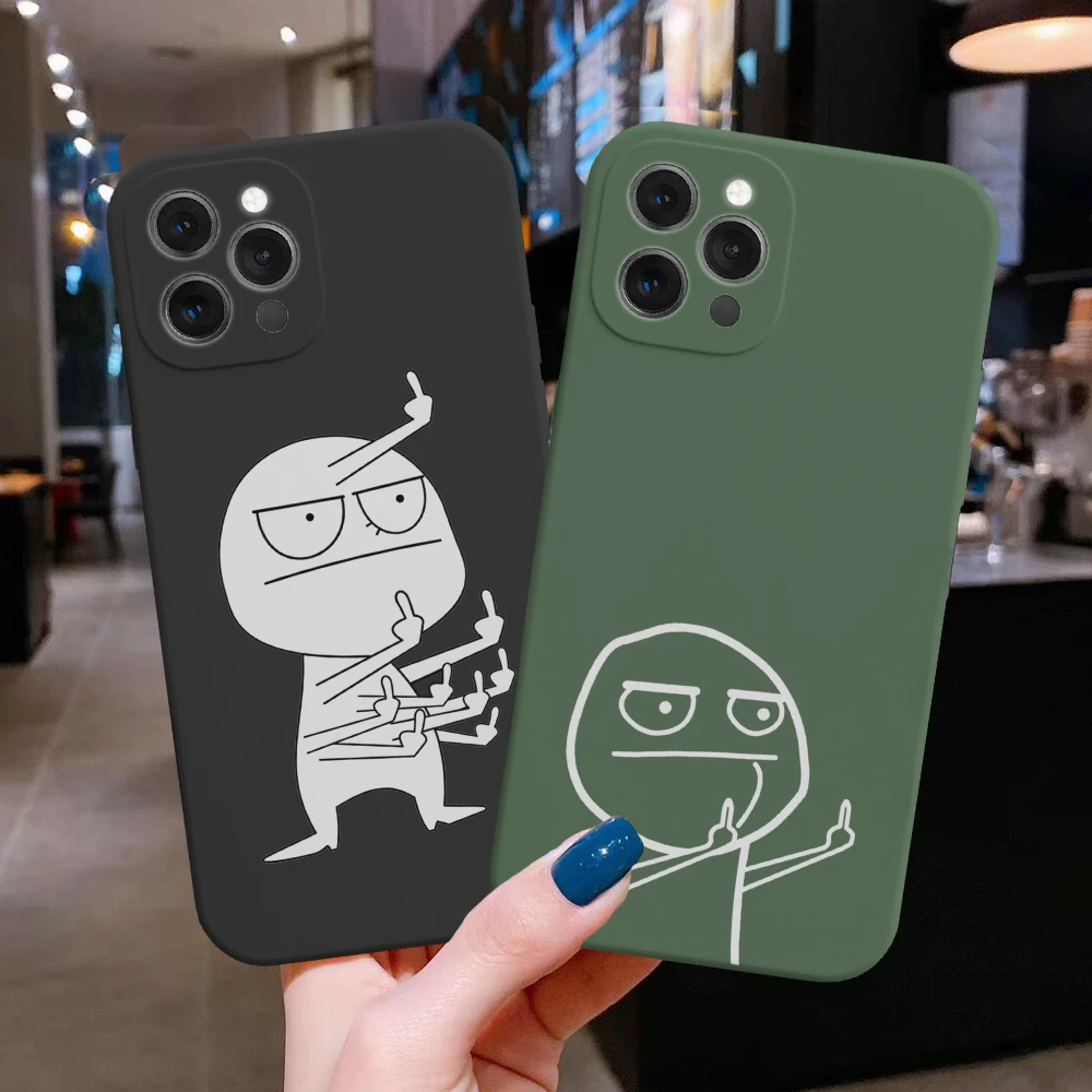 Funny Man Phone Case For iPhone 12 7 8 Plus X XR XS Max Middle Finger Cases For iPhone 11 Pro Max Soft Silicone Back Case Cover
Funny Man Phone Case For iPhone 12 7 8 Plus X XR XS Max Middle Finger Cases For iPhone 11 Pro Max Soft Silicone Back Case Cover