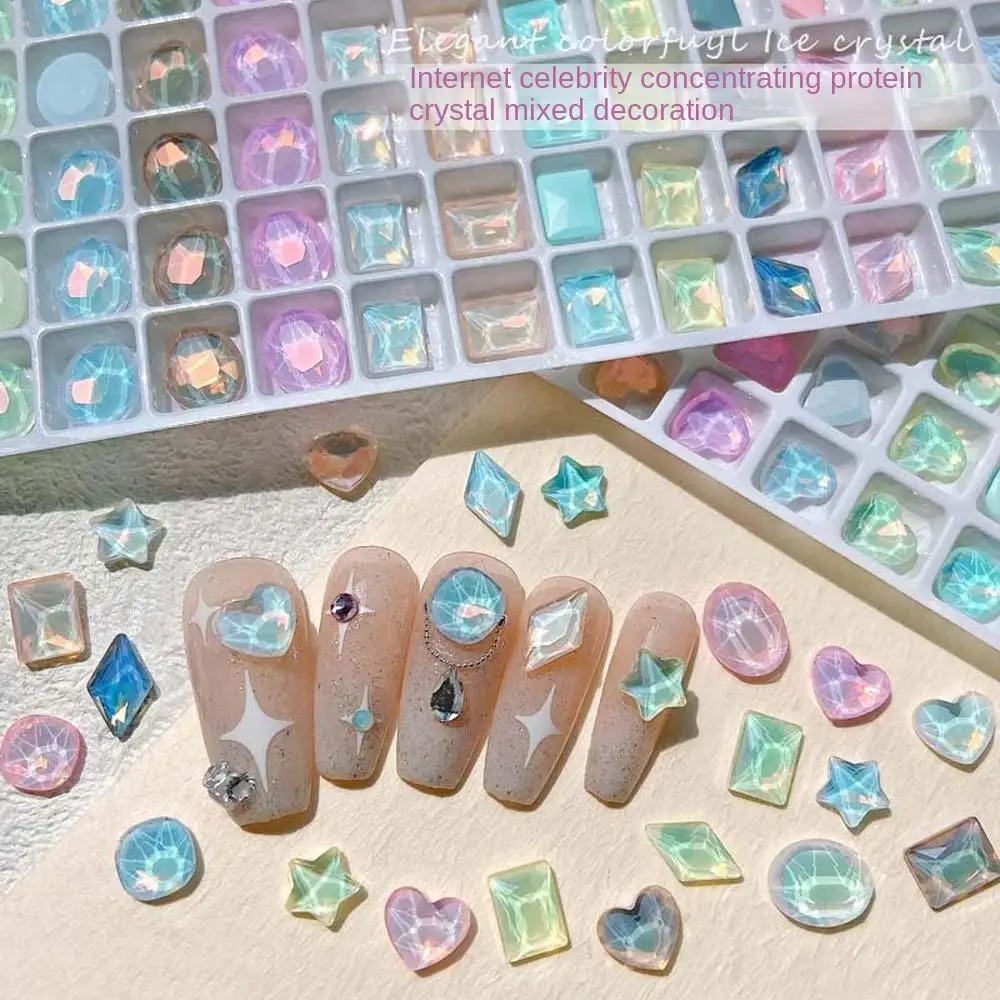 10Pcs/set Aurora Nail Decorations Rhombic Macaroon Color Manicure Accessory Nail Rhinestones Mixed Star Love Heart Nail Jewelry
10Pcs/set Aurora Nail Decorations Rhombic Macaroon Color Manicure Accessory Nail Rhinestones Mixed Star Love Heart Nail Jewelry