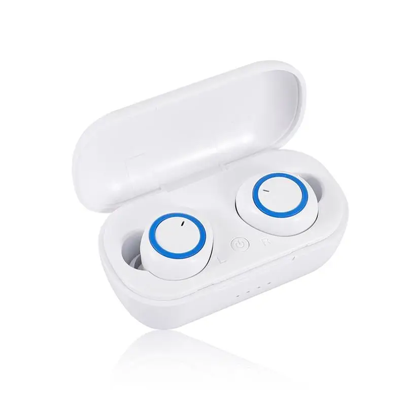 

Earbuds Bluetooth-compatible Rechargeable Sweatproof Low Latency Noise Cancelling Earphone Hands-free Headset Black Red