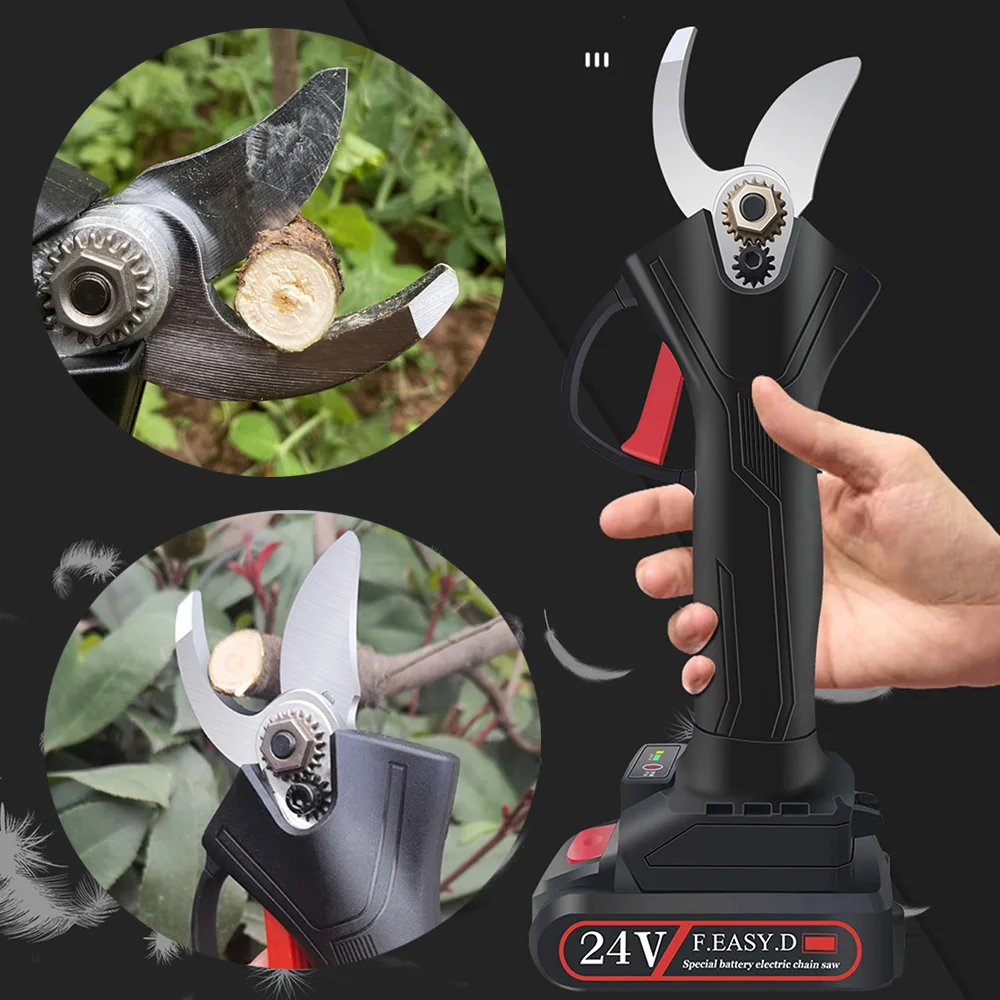 Wireless Electric Pruning Shears Garden Cordless Branch Pruning Chargeable Pruner Efficient Fruit Tree Cutter Landscaping Tools
Wireless Electric Pruning Shears Garden Cordless Branch Pruning Chargeable Pruner Efficient Fruit Tree Cutter Landscaping Tools