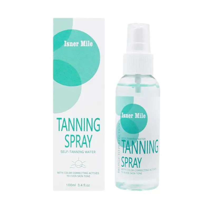 

Self Tanning Spray Tan Sunless Tanning Spray For Body Coconut Oil Instant Self-Tanner Tanning Mist Bronzing Spray Medium Dark