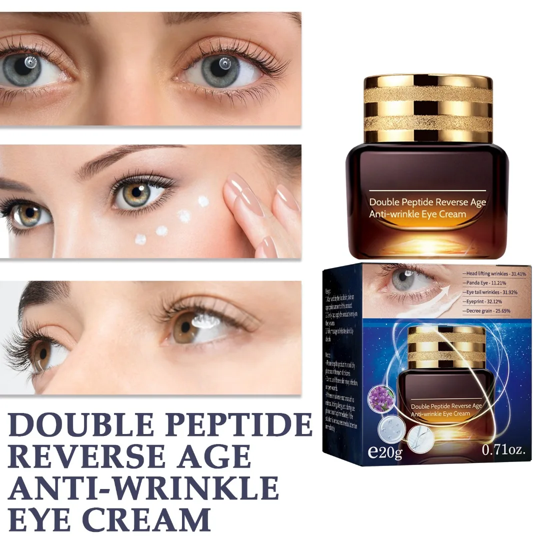 1 Pc 20g Double Peptide Reverse Age Anti-wrinkle Anti Dark Circle Eye Cream Remove Eye Bags Firmness Eye Skin Care Beauty
1 Pc 20g Double Peptide Reverse Age Anti-wrinkle Anti Dark Circle Eye Cream Remove Eye Bags Firmness Eye Skin Care Beauty